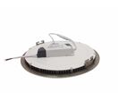 Pack de  5 - Downlight Dalle LED 18W Extra Plate Ronde ALU - Blanc Froid 6000K - 8000K