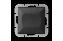 Interrupteur Mural Va-et-Vient Simple Encastré 10A 250V - Noir Mat