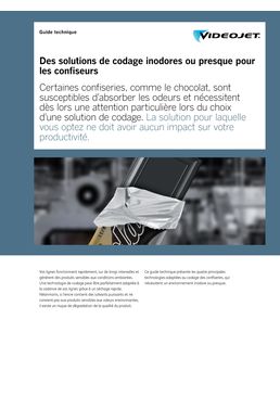 Videojet® - Solutions inodores pour confiseries