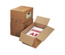 Caisse américaine double cannelure, formats A4-A3, L43 x l31 x h30 cm | 3100012529