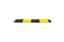 Viso - Ralentisseur Poids Lourds Caoutchouc Noir/Jaune 2,5m - Charge 50t - Passe Câble 40mm