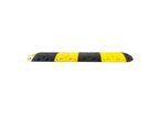 Viso - Ralentisseur Poids Lourds Caoutchouc Noir/Jaune 2,5m - Charge 50t - Passe Câble 40mm