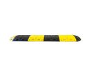 Viso - Ralentisseur Poids Lourds Caoutchouc Noir/Jaune 2,5m - Charge 50t - Passe Câble 40mm