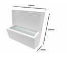 Applique Murale LED 7W IP44 Rectangulaire BLANC