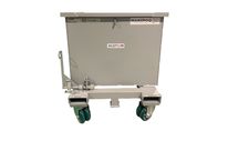 Benne auto-basculante 500 l avec roues | BBA500R-4221