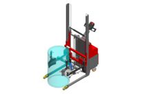 Gerbeur Lev motorisé avec retourneur de fût