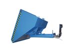 Bauer - Benne à basculement EXPO 600L - Acier Bleu - Charge 1000kg - 140kg