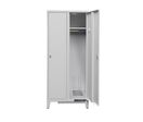 Caray - Vestiaire Séchant Industriel Monocase 2 Portes Gris Clair 500W - 7h Séchage Rapide - Acier Époxy - Livré Monté