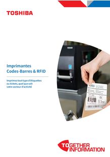 Brochure gamme imprimantes codes-barres & RFID
