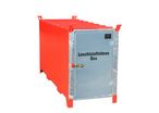 Bennes pour tubes fluorescents type SL