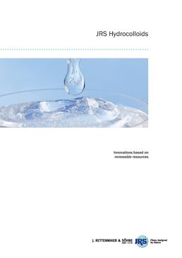 Brochure Hydrocolloïde JRS RETTENMAIER