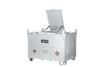 Cuve réservoir Diesel-Gasoil en métal 400 L avec pompe 12 V et pistolet automatique MW Tools TDC40012MET