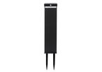 Borne de Jardin Solaire à Piquer 220lm USB-C Carré IP54 Noir - Blanc Chaud 2300K - 3500K
