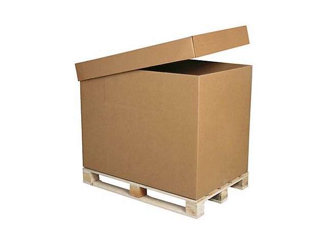 Caisse carton à fond automatique et coiffe