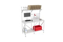 22202-01 Station de packaging avec stockage vertical et panneau porte outils