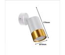 Spot en saillie Orientable OR pour Ampoule GU10 - Blanc