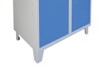 Pieds métalliques pour vestiaire monobloc | Akaze