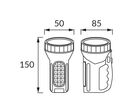 Lampe Torche Rechargeable 3W + 3W 6h Autonomie