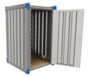 Mini - container de stockage démontable de 1,38 m x 1,38m | KOVOBEL FRANCE