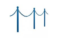 Potelet décoratif à chaînes