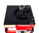 Plieuse fer à beton électrique pour cintrage barres d'armature de 6 à 25 mm angles de 0° à 180° 1,7 kW 230V Torros RB25