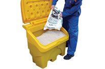 Bac à sel ou sable PEHD 200 litres | COF200J à 184 €HT