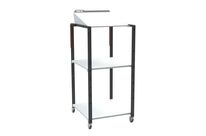 Pupitres à plan inclinable, 2 étagères 150 kg