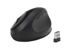 Kensington - Souris Ergonomique Pro Fit Droitier Sans Fil Noir M - Télétravail Confort