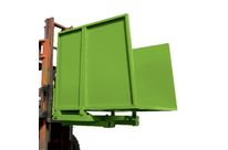 Benne auto-basculante ouverte