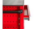 Servante d'atelier 7 tiroirs rouge extra large 1055 mm avec verrouillage intégré dans la poignée grandes roues ø160 mm MW Tools GW307RX