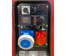 Groupe électrogène insonorisé diesel 9,6 kW 230 V + 12,5 kW 3x400 V - Avec régulateur AVR - Connecteur pour ATS MW Tools DG120E