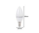 Ampoule LED E14 3.7W 220V C37 180° - Blanc Froid 6000K - 8000K