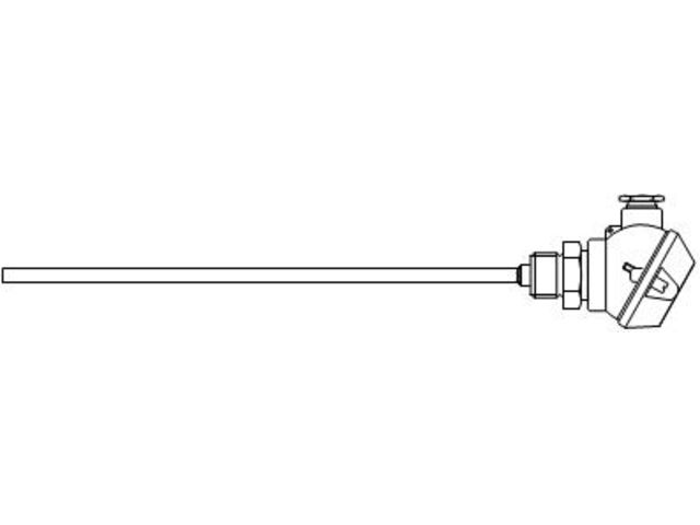 SONDE Pt100 AVEC TETE MINIATURE Type 373
