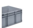 Bac gerbable norme europe 800x600x325 mm Plein - Poignées fermées
