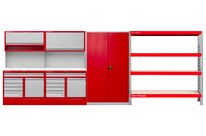 Mobilier d'atelier 5,3m armoire rayonnage de stockage MW Tools PRACO255KS