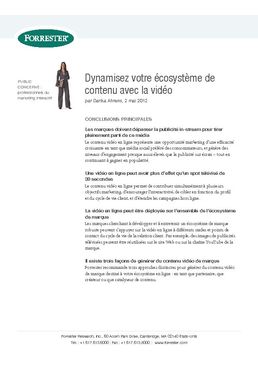 Livre blanc : Dynamisez votre écosystème de contenu avec la vidéo