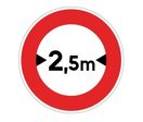 Panneaux routier "Limitation de largeur" B11