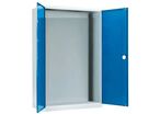Kind - Armoire haute à portes battantes - 1350x650x1950mm - Bleu/Gris - Acier - Grande capacité 1000kg - Livrée montée