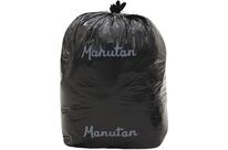 Manutan Expert - Lot de 500 Sacs Poubelle 30L Noir - Recyclés 50% - NF Environnement - LDPE