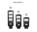Luminaire LED urbain solaire 20W IP65 (Barre métallique incluse) - Blanc Froid 6000K - 8000K