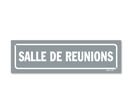 Panneau salle de réunion - Fond gris