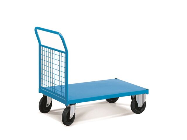 Chariot manutention plateau métallique charge 500 kg