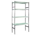 Rayonnage inox L.600 x P.400 - VERT - STORINOX