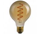 Ampoule LED sphérique - Globe Filament twisted G125 6w