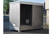 Conteneur de stockage en INOX pour produits dangereux - 1100L - DIFOPE 