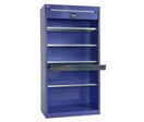 Armoire de stockage - 4 tablettes amovibles + 1 tiroir