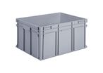 UTZ - Bac norme Europe 175L Gris - Polyéthylène Haute Densité - Gerbable & Alimentaire - 800x600x425mm