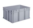 UTZ - Bac norme Europe 175L Gris - Polyéthylène Haute Densité - Gerbable &amp; Alimentaire - 800x600x425mm