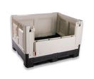 Caisse palette plastique pliable Smartbox avec trappe d'accès 1200 x 1000