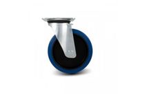 Roulette pivotante monture acier